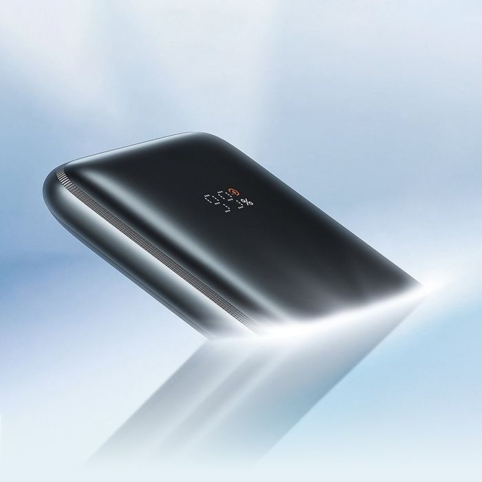 Baseus Bipow Pro Digital Display 10000 mAh |2USB/Type-C, QC/PD, 20W/3A| Black (PPBD040201)