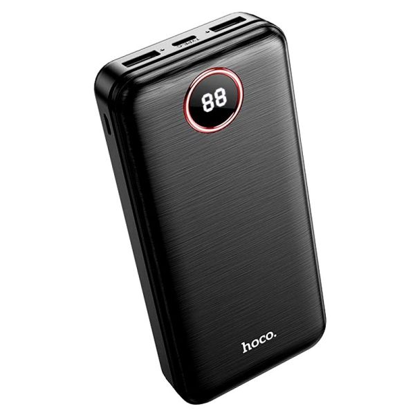 Зовнішній акумулятор повербанк Power Bank Hoco DB35 20000mAh |2USB/Type-C, 2.1A| black