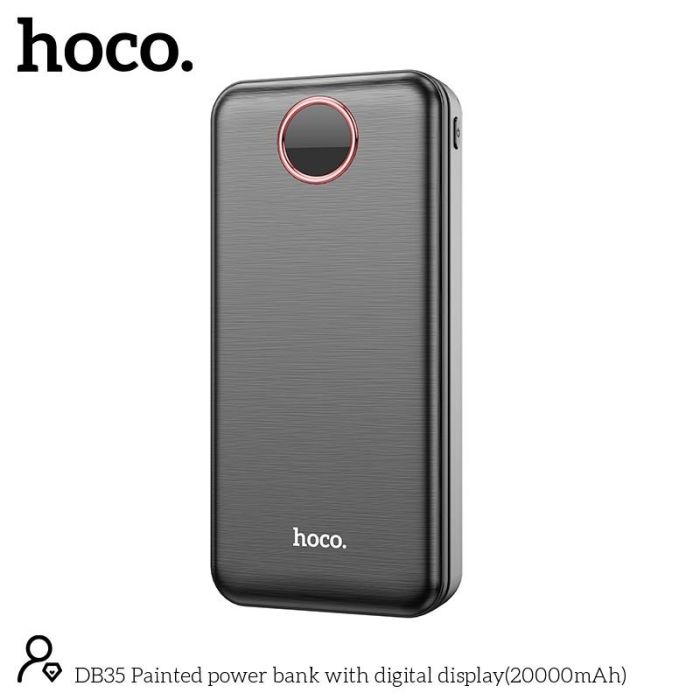 Hoco DB35 20000 mAh |2USB/Type-C, 2.1A| black