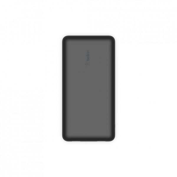 Belkin 20000 mAh, USB-C, 2*USB-A, 3A, 6" USB-A to USB-C cable, Black (BPB012BTBK) (155557)