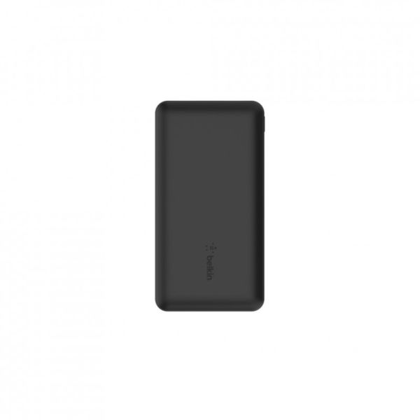 Belkin 10000 mAh, USB-C, 2*USB-A, 3A max, 6" USB-A to USB-C cable, Black (BPB011btBK) (155568)