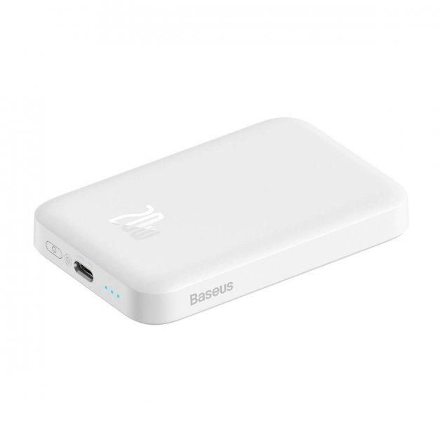 MagSafe Baseus 6000 mAh 20W (PPCX020002) білий