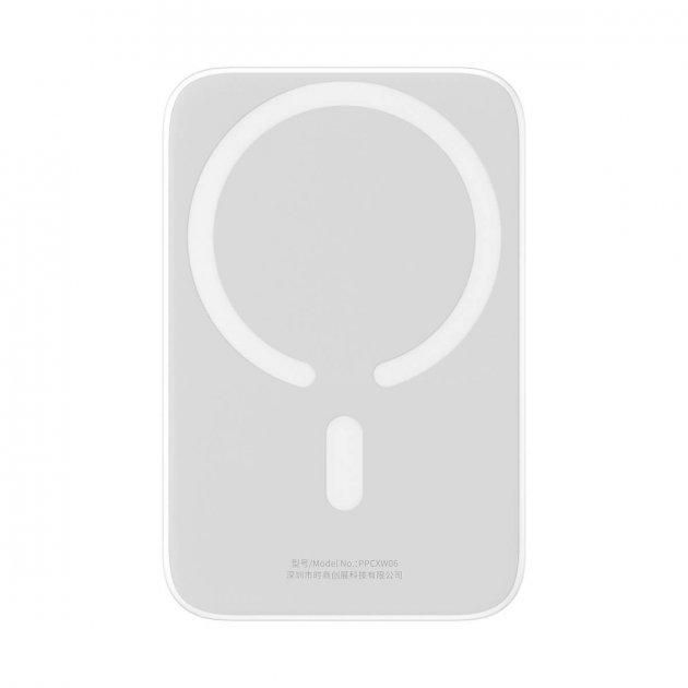 MagSafe Baseus 6000 mAh 20W (PPCX020002) білий