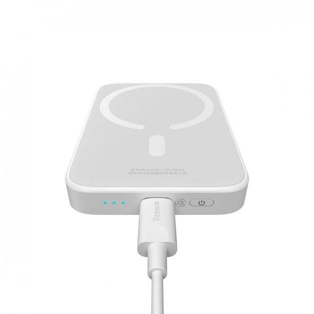 MagSafe Baseus 6000 mAh 20W (PPCX020002) білий