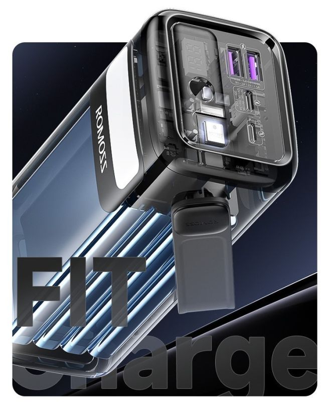 ROMOSS Premium 65W 40000 mAh (Чорний)
