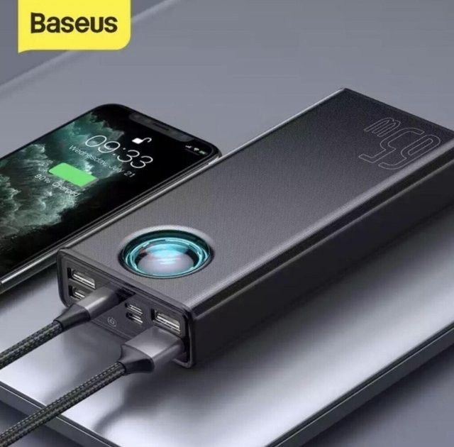 Baseus 30000 mah 65WDelivery/Quick Charge 3.0 Чорний