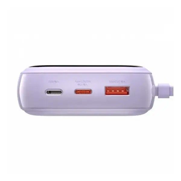 Baseus 20000 mAh 20WQpow Digital Display Quick Charging 20W Lightning з підтримкою швидкого заряджання QC3.0 PD Pink