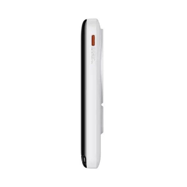 Baseus 10000 mAh 20W 3AMagnetic Bracket Wireless Fast Charge Qi 15W QC3.0+PD3.0 Білий