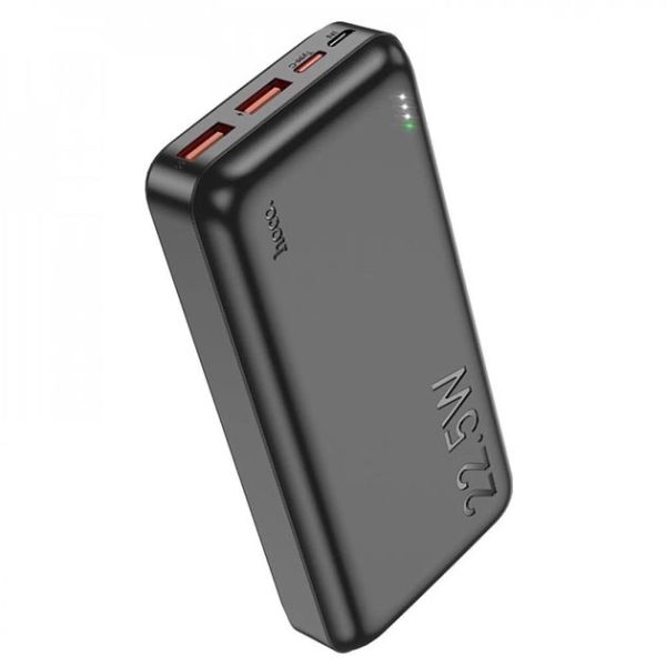 Power Bank Hoco J101A 20000 mAh Astute 22.5W Портативний Акумулятор Повербанк Чорний