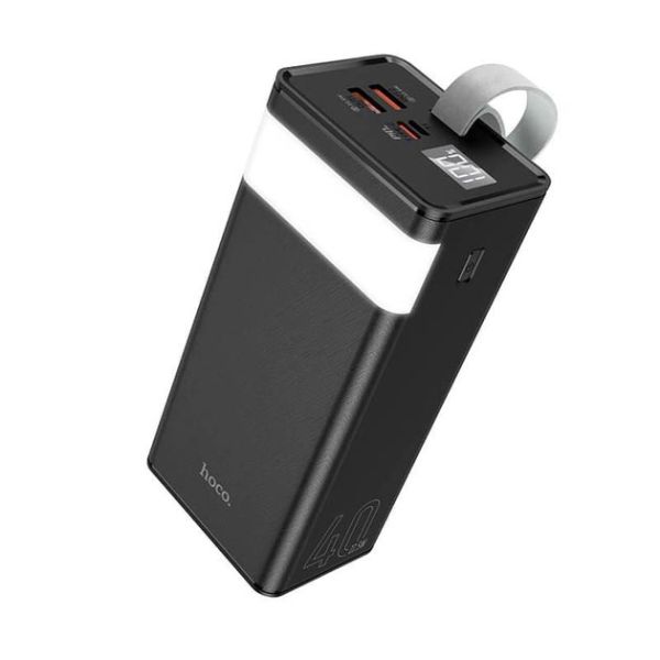 Hoco J86 40000 mAh PD20W/QC/LCD/Lamp Чорний