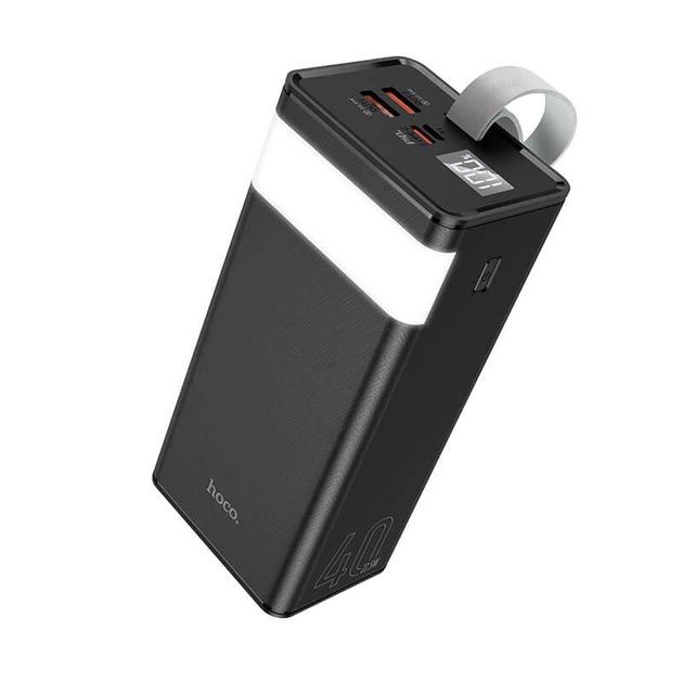 Hoco J86 40000 mAh PD20W/QC/LCD/Lamp Чорний