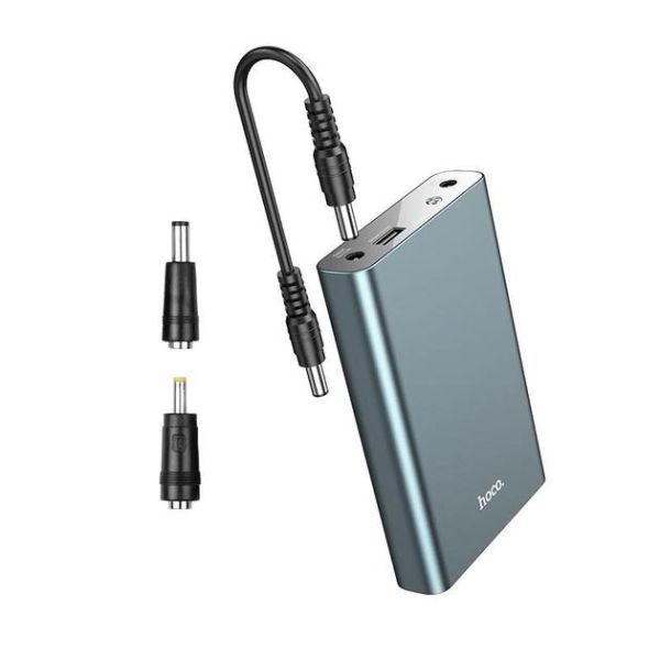 Power Bank Hoco J97 10000 mAh UPS 5V+12V Metal Портативний Акумулятор Повербанк Сірий