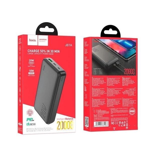 Hoco J87A Tacker PD20W/QC3.0 20000 mAh