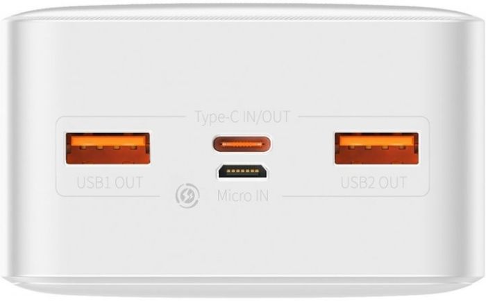 Baseus Bipow 30000 mAh 20W Digital Display White