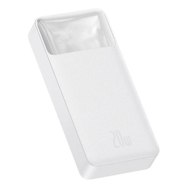 Power Bank Baseus 20000mAh 20W Портативний Акумулятор Повербанк PPBD050302 Білий