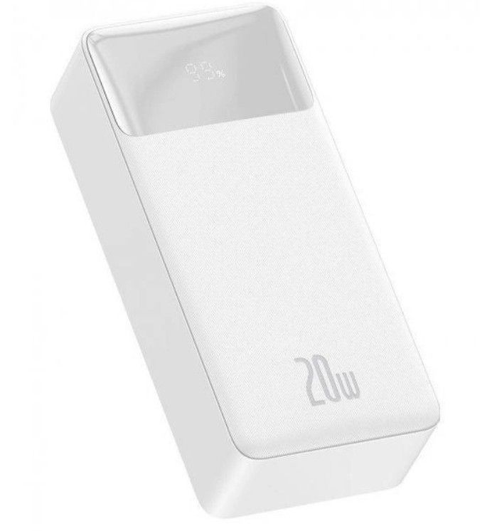 Baseus Bipow Digital Display 20W 30000 mAh White