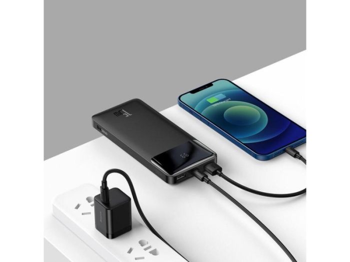 Baseus Bipow Overseas 15W 10000 mAh Black (PPBD050001)