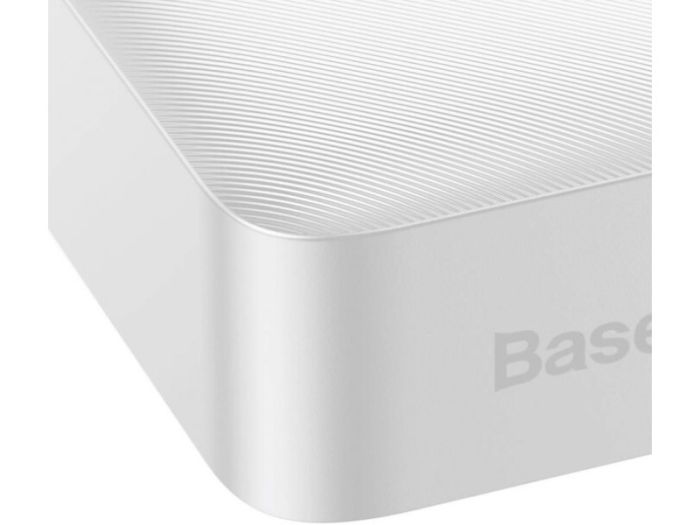 Baseus Bipow Digital Display 2USB + Type-C 15W 20000 mAh White (PPBD050102)