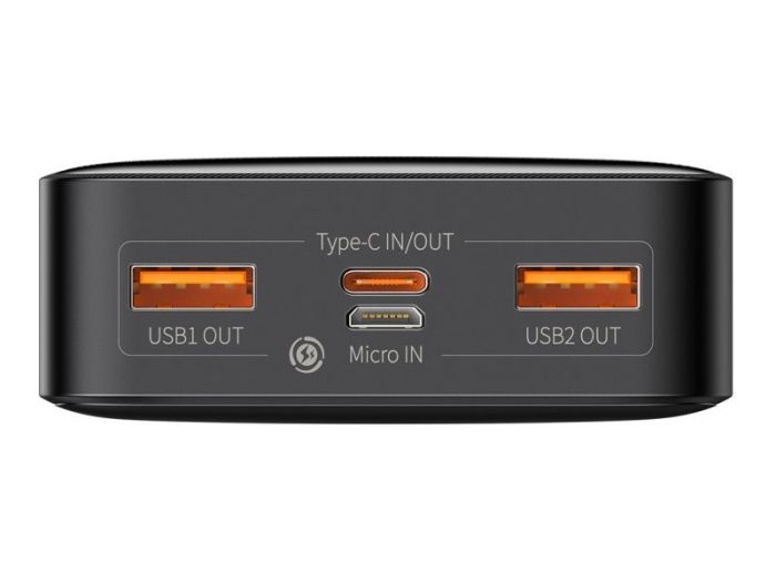 Baseus Bipow Digital Display Powerbank 20W Overseas Edition 20000 mAh Black (PPBD050501)