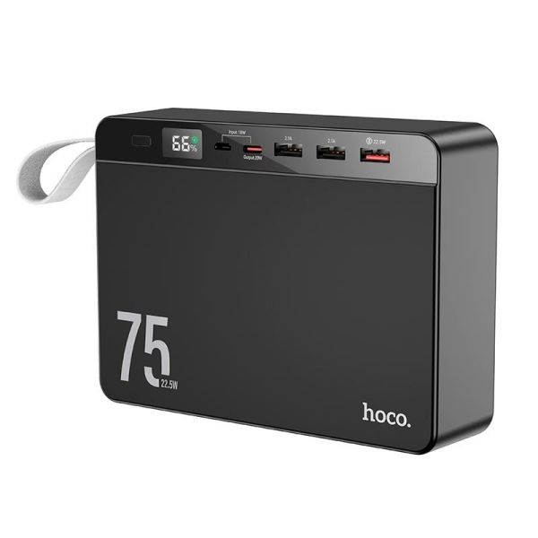 Hoco J94 Overlord 22.5W 75000 mAh Black