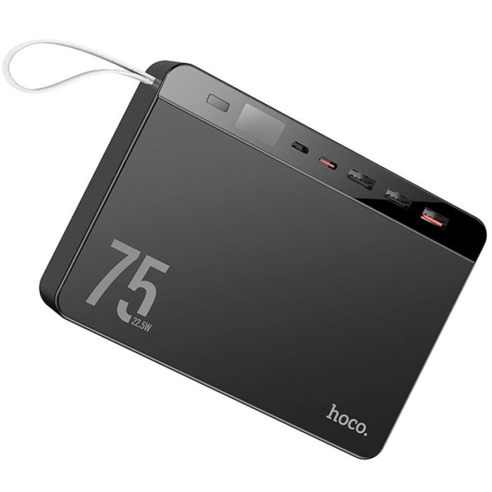 Hoco J94 Overlord 22.5W 75000 mAh Black