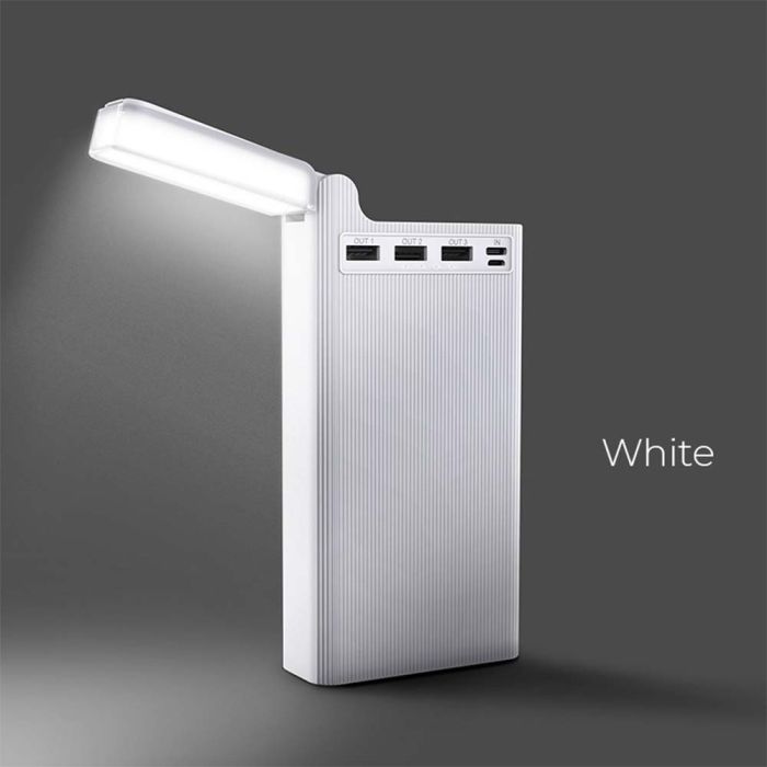Hoco J62 30000 mAh 17700mAh LED lamp Біле