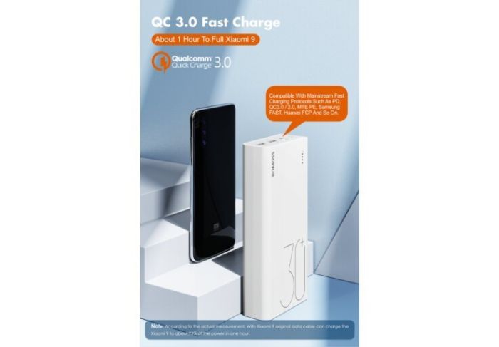 Power Bank Romoss 30000mah Sense8+ (PHP30-401-02) White