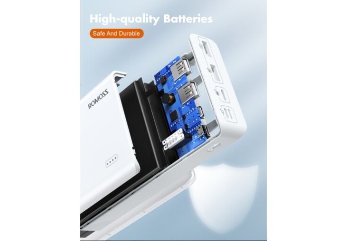Power Bank Romoss 30000mah Sense8+ (PHP30-401-02) White