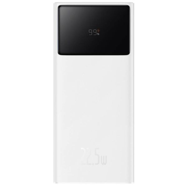 Портативний акумулятор Baseus Star-Lord Digital Display Fast Charge 30000mAh 22.5W (PPXJ060102) White