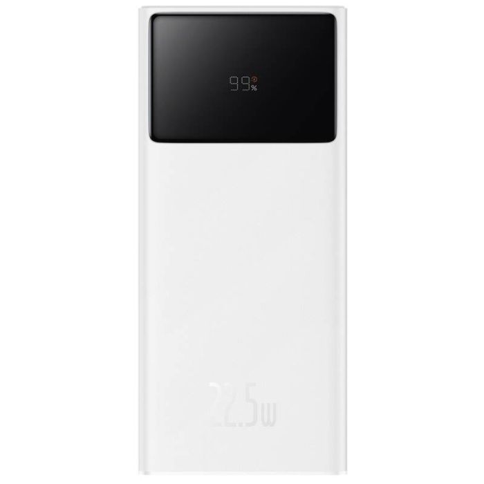 Baseus Star-Lord Digital Display Fast Charge 30000 mAh 22.5W (PPXJ060102) White