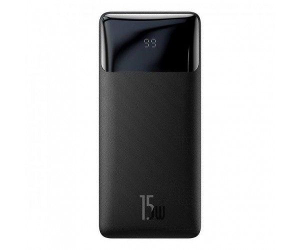 Зовнішній акумулятор (павербанк) Baseus Bipow Digital Display 15W 10000 mAh Black (PPDML-I01)