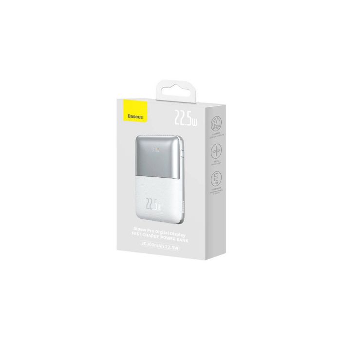 Baseus Bipow Pro 20000 mAh 22.5W White (PPBD040302)