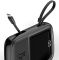Baseus PPQD-B01 Qpow 10000 mAh із кабелем для iPhone чорний