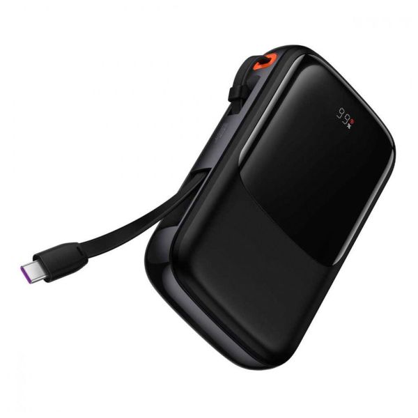 Зовнішній акумулятор Baseus Qpow Digital Display 10000 mAh 15W Type-C 2022 Edition PPQD050001