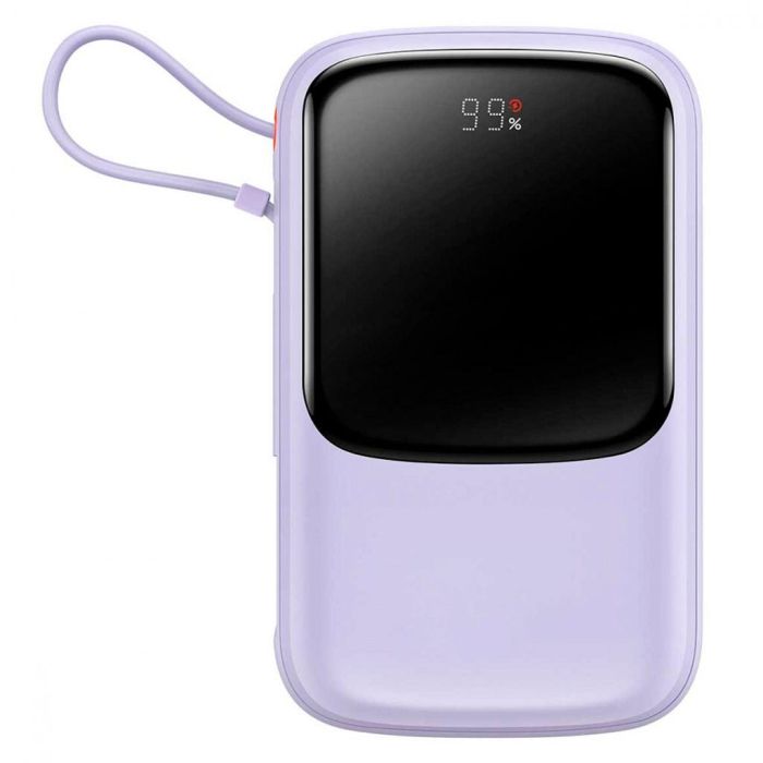 Baseus Qpow 10000 mAh 15W Type-C PPQD050005 фіолетова