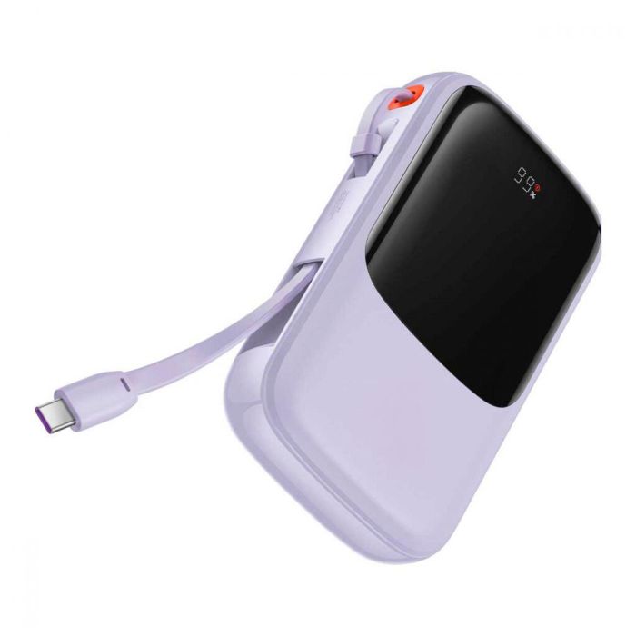 Baseus Qpow 10000 mAh 15W Type-C PPQD050005 фіолетова