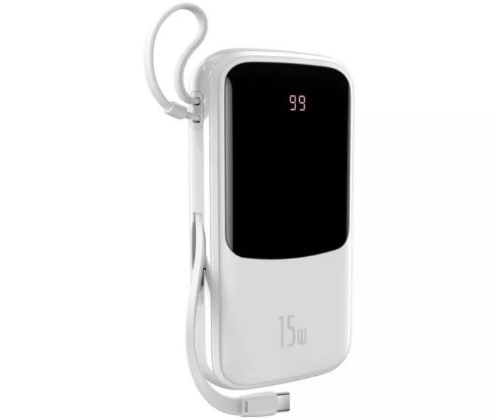 Baseus Qpow 10000 mAh 15W Type-C PPQD050002 біла