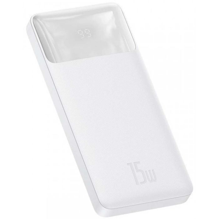 Baseus PPDML-I Bipow 15W 10000 mAh 3.7V Білий