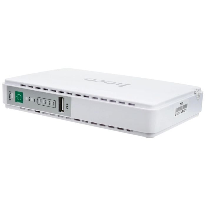 Smart Mini UPS Hoco DB25 для Роутерів USB 5V/9V/12V 8800mAh Білий / В001