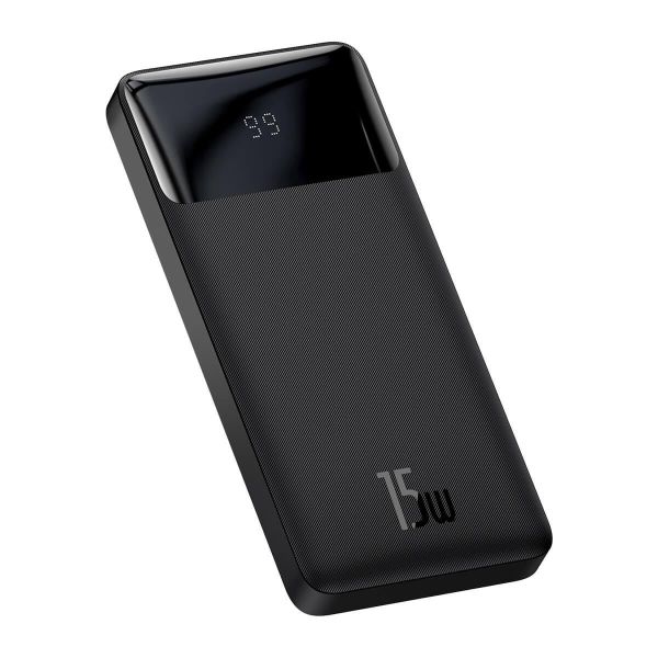 Батарея зовнішня BASEUS Bipow Digital Display Power bank 10000mAh (PPDML-I01) чорний