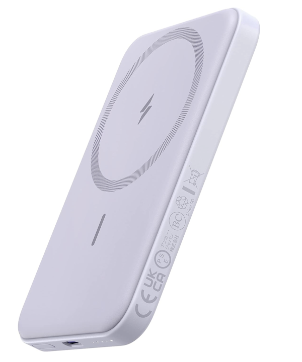 Anker 621 Magnetic Magsafe Powerbank 5000 mAh iPhone 15/15 Pro/15 Pro Max iPhone 14/ 13/12 Series Purple (A1610)