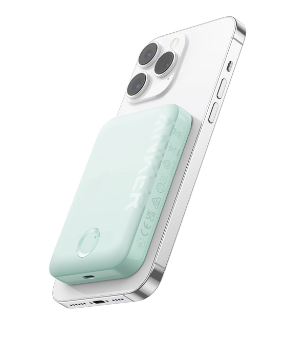 Anker 321 Magnetic Magsafe Powerbank 5000 mAh iPhone 15/15 Pro/15 Pro Max iPhone 14/13/12 Series Green (A1310)