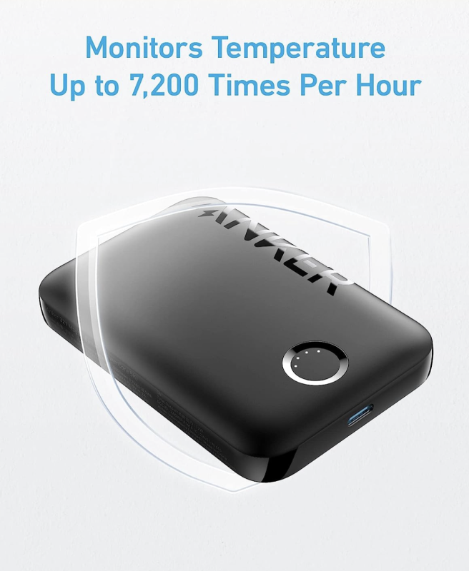 Anker 321 Magnetic Magsafe Powerbank 5000 mAh iPhone 15/15 Pro/15 Pro Max iPhone 14/ 13/12 Series Black (A1310)