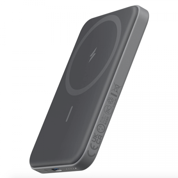 Магнітна батарея Anker 621 Magnetic Magsafe Powerbank 5000mAh iPhone 15/15 Pro/15 Pro Max iPhone 14/13/12 Series Black (A1610)
