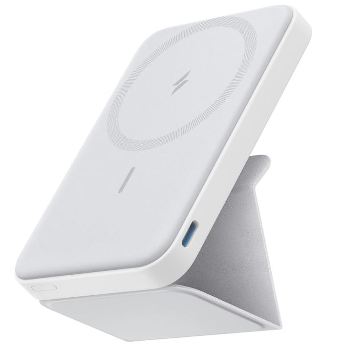 Anker 622 Magnetic Magsafe Powerbank 5000 mAh iPhone 15/15 Pro/15 Pro Max iPhone 14/ 13/12 Series Dolomite White (A1611)