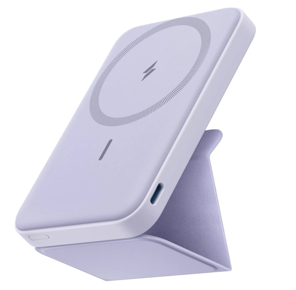 Anker 622 Magnetic Magsafe Powerbank 5000 mAh iPhone 15/15 Pro/15 Pro Max iPhone 14/13/12 Series Lilac Purple (A1611)