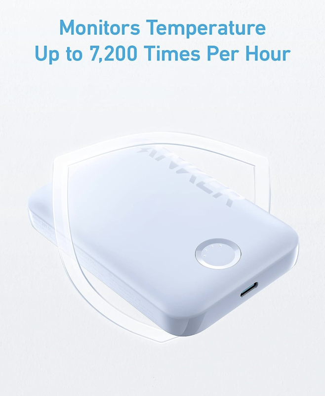 Anker 321 Magnetic Magsafe Powerbank 5000 mAh iPhone 15/15 Pro/15 Pro Max iPhone 14/13/12 Series Purple (A1310)