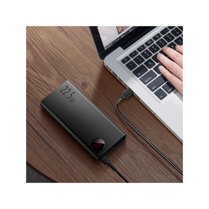 Baseus Adaman Metal 20000 mAh, PD/22.5W, QC/3.0, Lightning (PPAD000101)