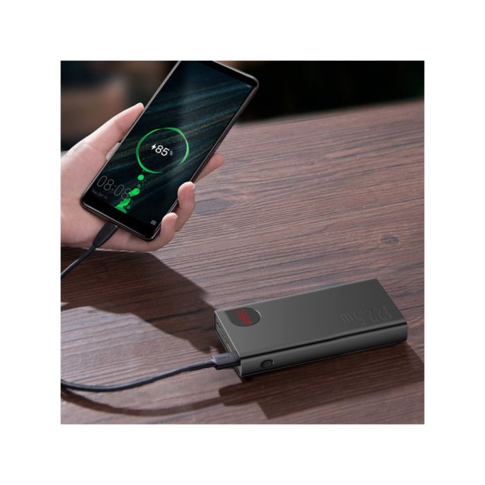 Baseus Adaman Metal 20000 mAh, PD/22.5W, QC/3.0, Lightning (PPAD000101)
