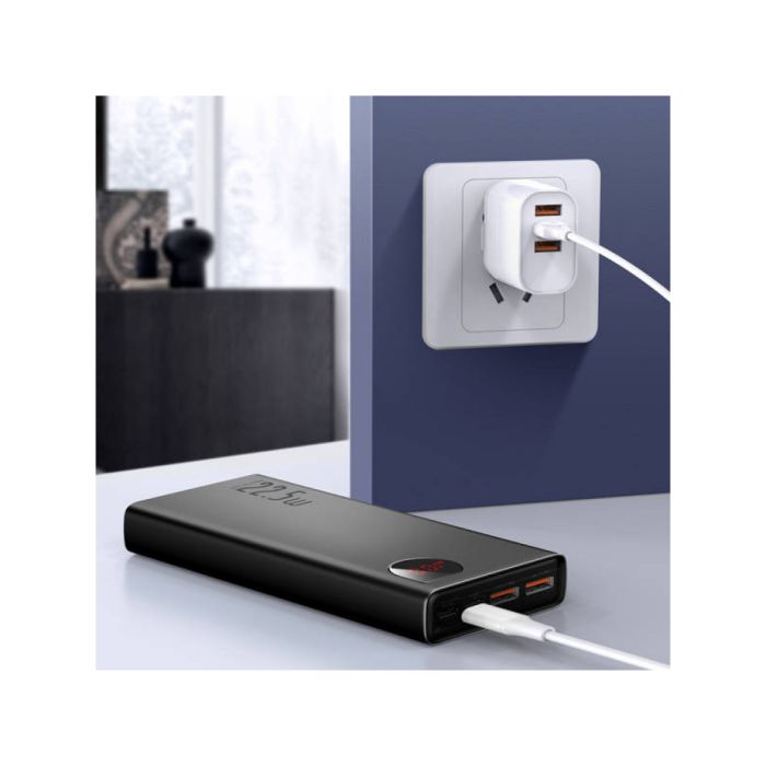 Baseus Adaman Metal 20000 mAh, PD/22.5W, QC/3.0, Lightning (PPAD000101)